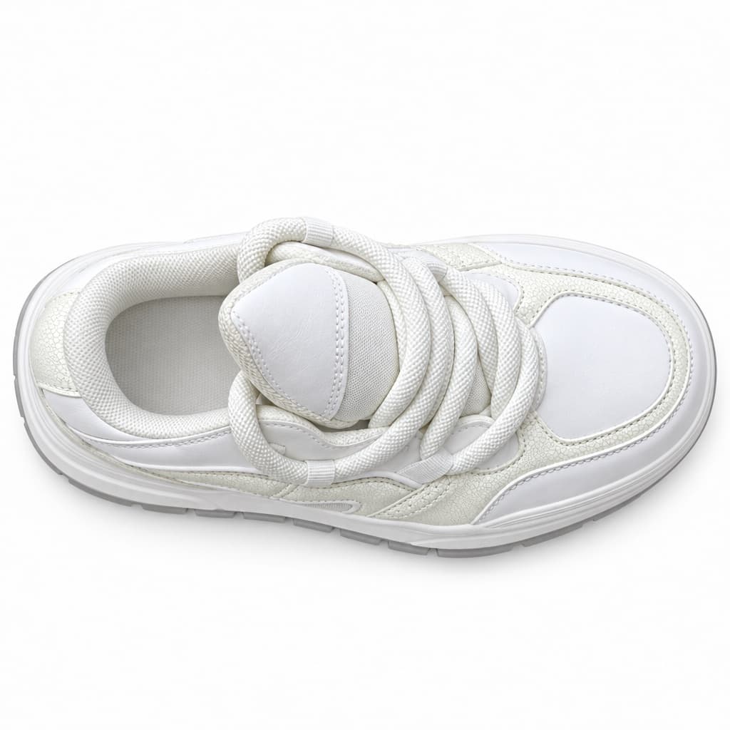 Lefties Blanc, vue de dessus