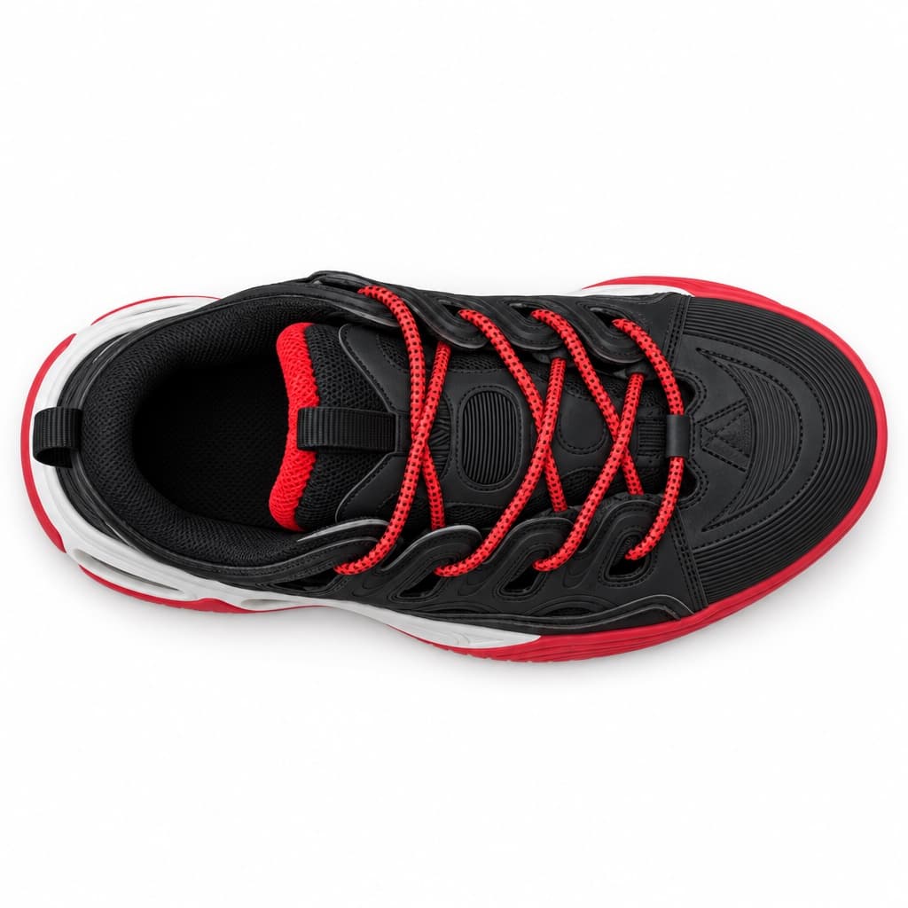 Osiris Noir / Rouge, vue de dessus